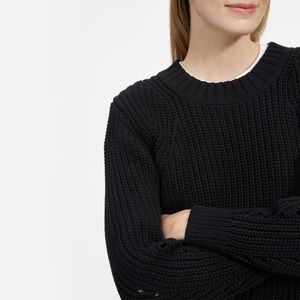 Everlane Texture Cotton Crew Sweater